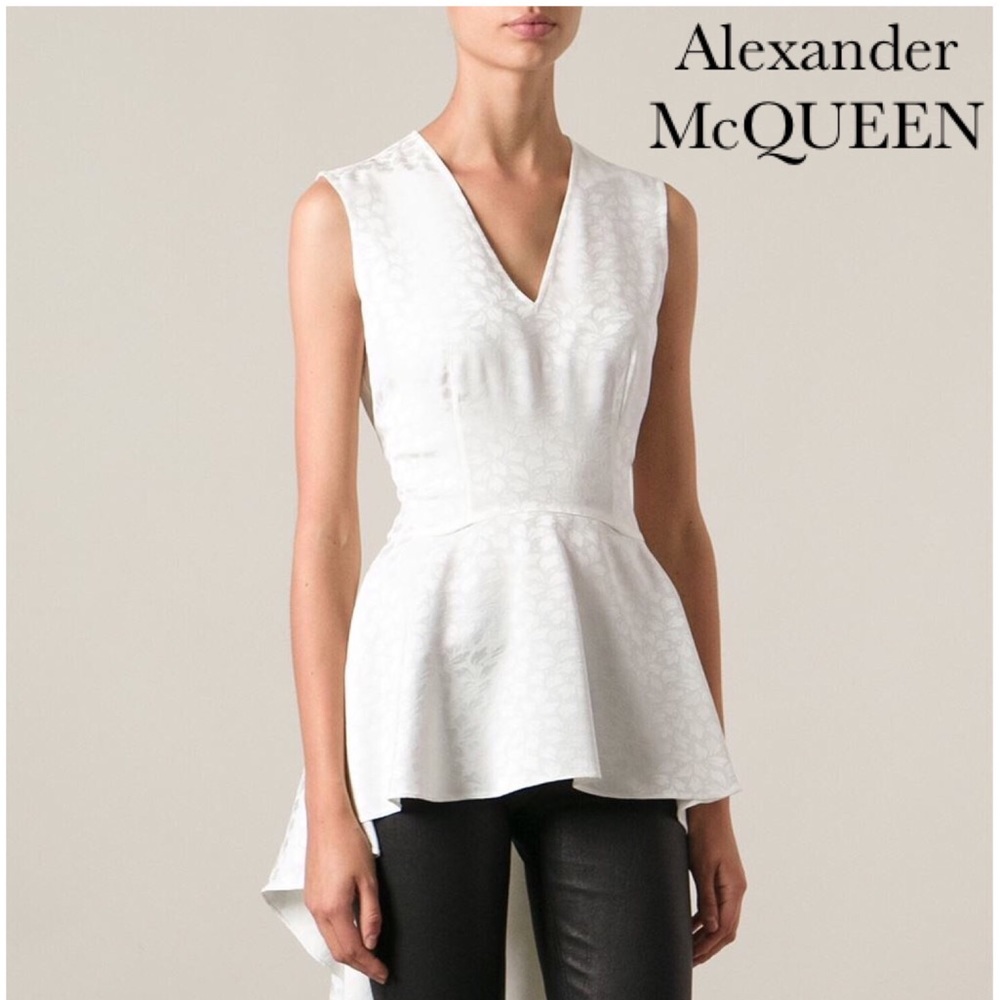 Alexander McQUEEN Peplum Top